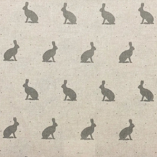 Linen Rabbits Grey (CL016)
