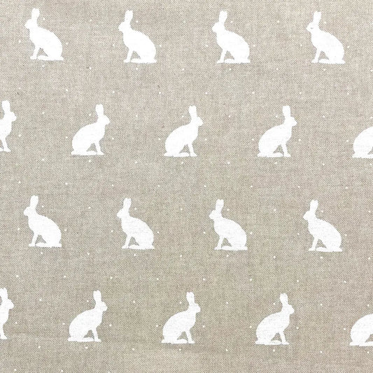 Linen Rabbits White (CL017)