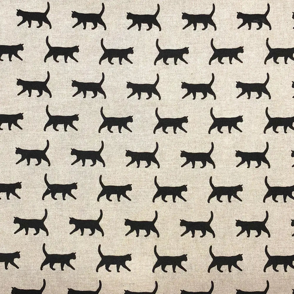 Cotton Rich Linen Look Printed Panama Fabric | Decorative Craft & Home Fabric 55" (140cm) Wide – Sold by the Meter
