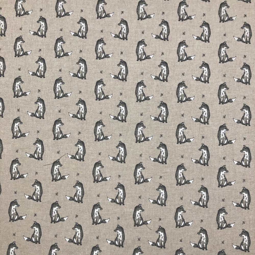 Cotton Rich Linen Look Printed Panama Fabric | Decorative Craft & Home Fabric 55