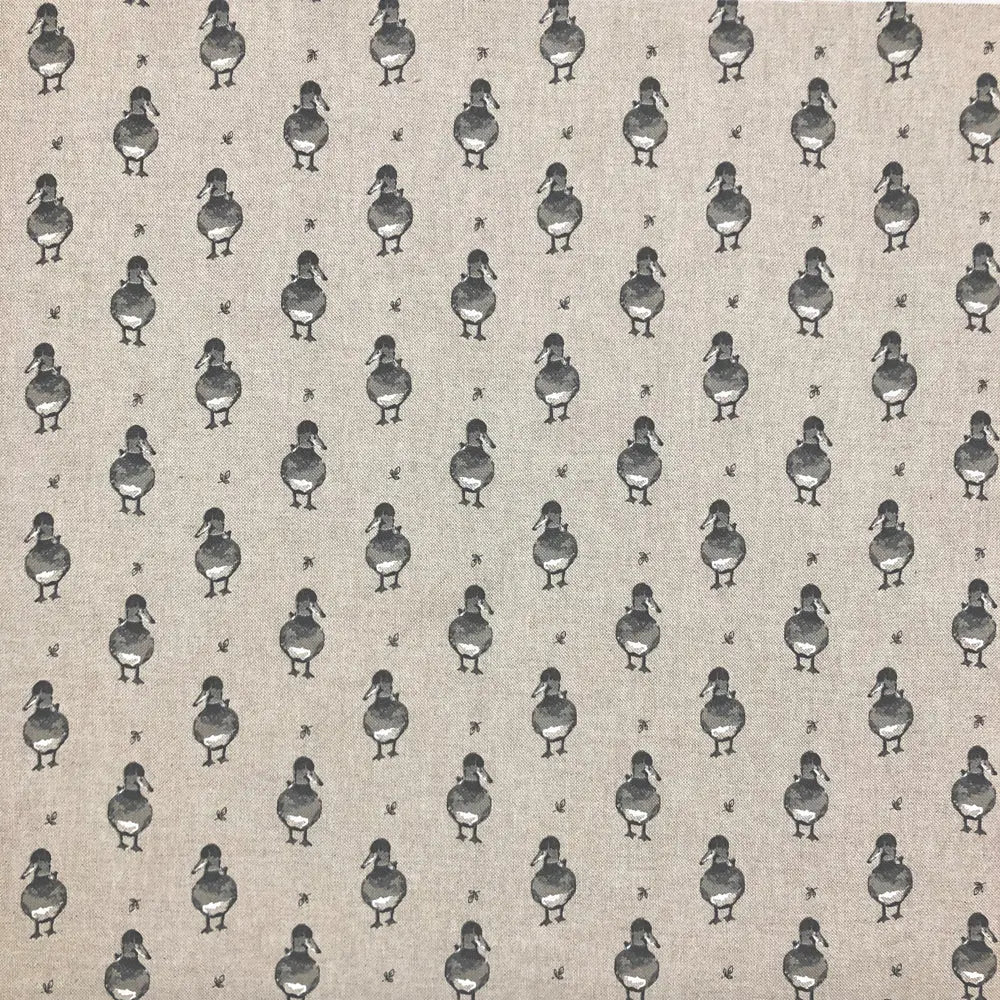 Cotton Rich Linen Look Printed Panama Fabric | Decorative Craft & Home Fabric 55" (140cm) Wide – Sold by the Meter