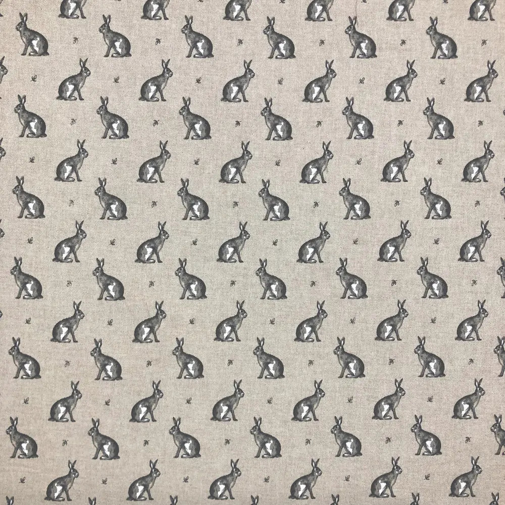 Cotton Rich Linen Look Printed Panama Fabric | Decorative Craft & Home Fabric 55" (140cm) Wide – Sold by the Meter