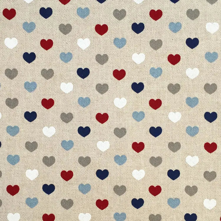 Cotton Rich Linen Look Printed Panama Fabric | Decorative Craft & Home Fabric 55" (140cm) Wide – Sold by the Meter