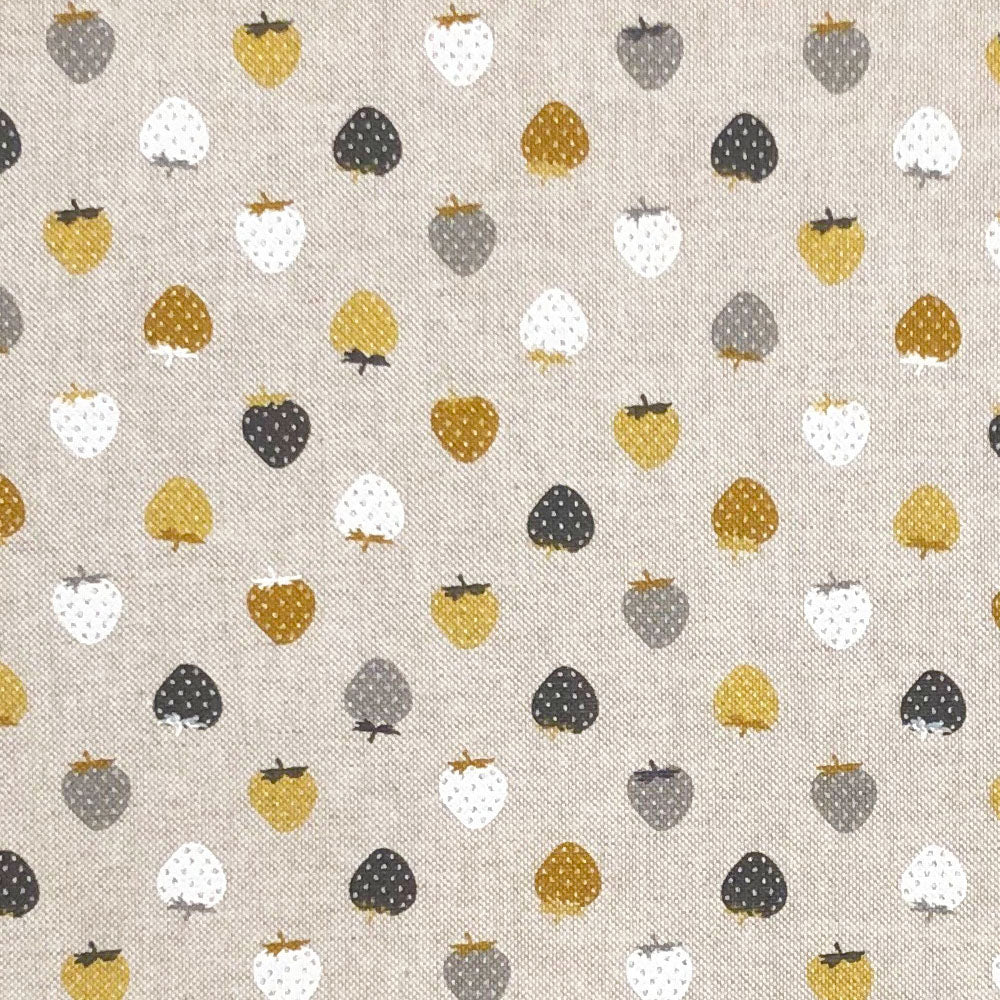 Cotton Rich Linen Look Printed Panama Fabric | Decorative Craft & Home Fabric 55" (140cm) Wide – Sold by the Meter