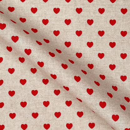 Cotton Rich Linen Look Printed Panama Fabric | Decorative Craft & Home Fabric 55" (140cm) Wide – Sold by the Meter
