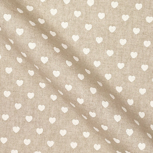 Linen Hearts White (CL063)