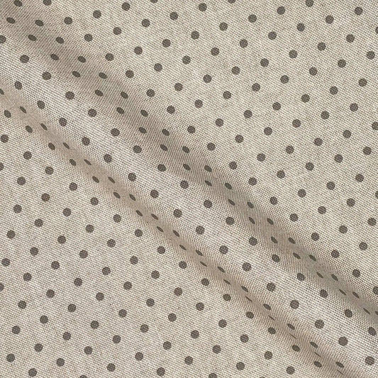 Linen Dots Grey (CL064)