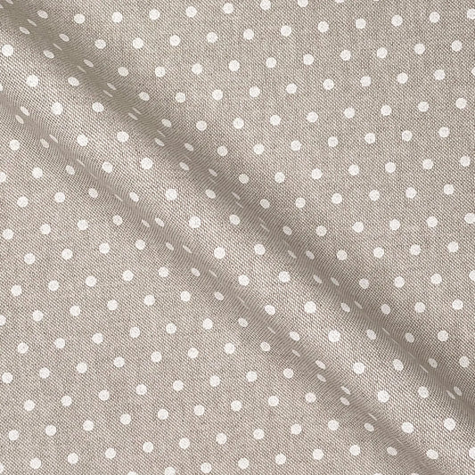 Linen Dots White (CL066)