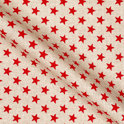 Cotton Rich Linen Look Printed Panama Fabric | Decorative Craft & Home Fabric 55" (140cm) Wide – Sold by the Meter