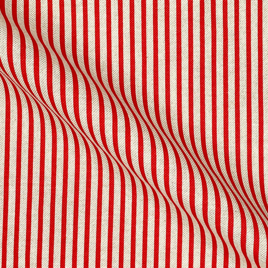 Linen Stripe Red (CL074)
