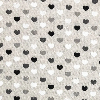 Cotton Rich Sparkle Linen Look Printed Panama Fabric | Lurex Craft & Home Décor Fabric 55" (140cm) Wide – Sold by the Meter