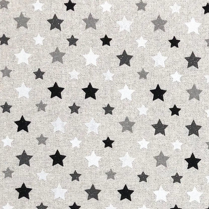 Cotton Rich Sparkle Linen Look Printed Panama Fabric | Lurex Craft & Home Décor Fabric 55" (140cm) Wide – Sold by the Meter