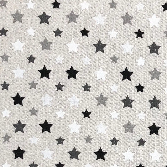 Sparkle Linen Stars Mono (CLS006)