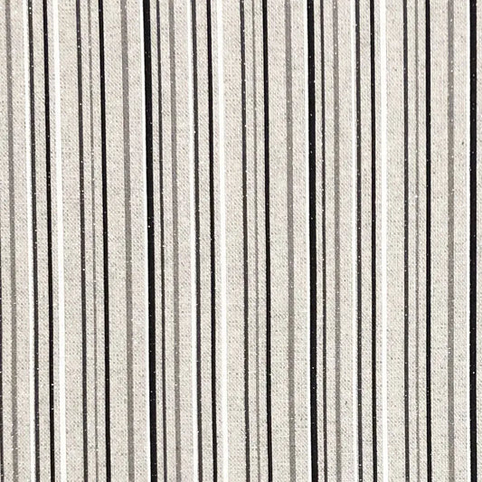Sparkle Linen Stripe Mono (CLS008)