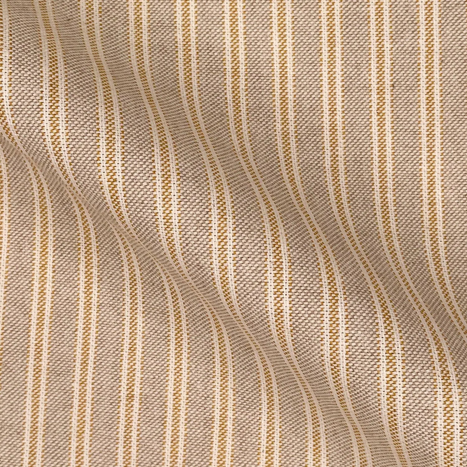 280cm Wide Cotton Rich Linen Ticking Stripe Fabric | Extra Wide Upholstery & Craft Fabric 110" (280cm) – Sold by the Meter