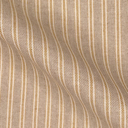 280cm Wide Cotton Rich Linen Ticking Stripe Fabric | Extra Wide Upholstery & Craft Fabric 110" (280cm) – Sold by the Meter