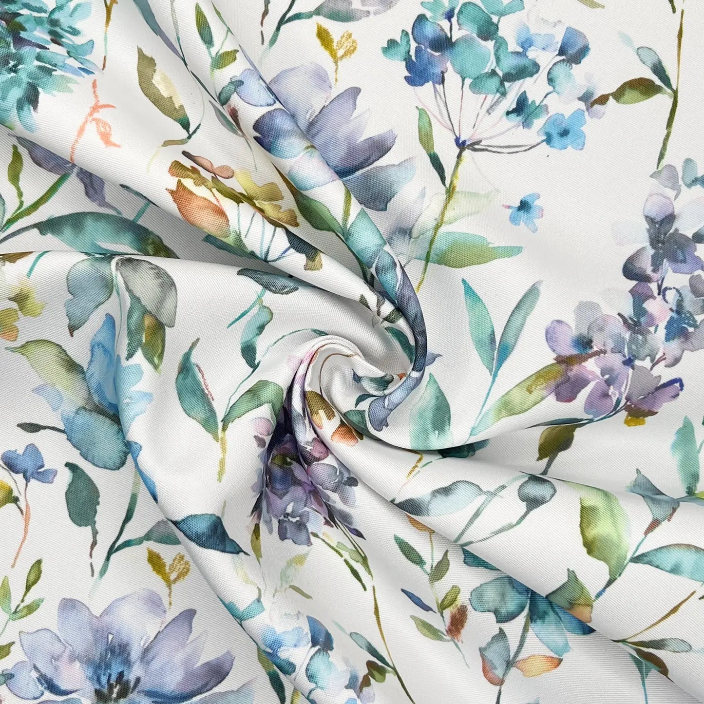 Floral Water Repellent Outdoor Fabric | 59" (150cm) Wide 270gsm UV Resistant PU Coated – Sold by the Meter