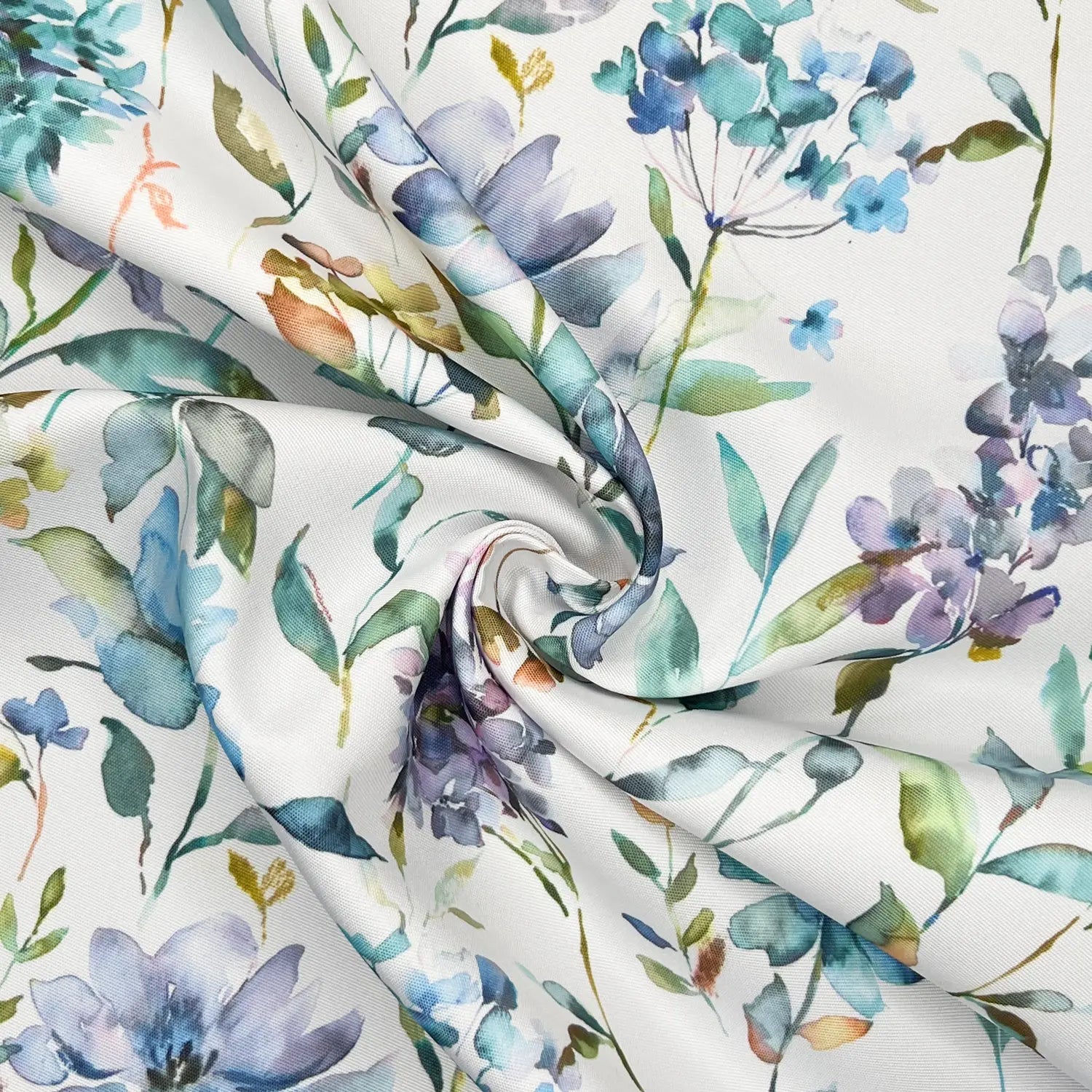 Floral Water Repellent Outdoor Fabric | 59" (150cm) Wide 270gsm UV Resistant PU Coated – Sold by the Meter