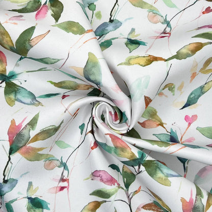 Floral Water Repellent Outdoor Fabric | 59" (150cm) Wide 270gsm UV Resistant PU Coated – Sold by the Meter