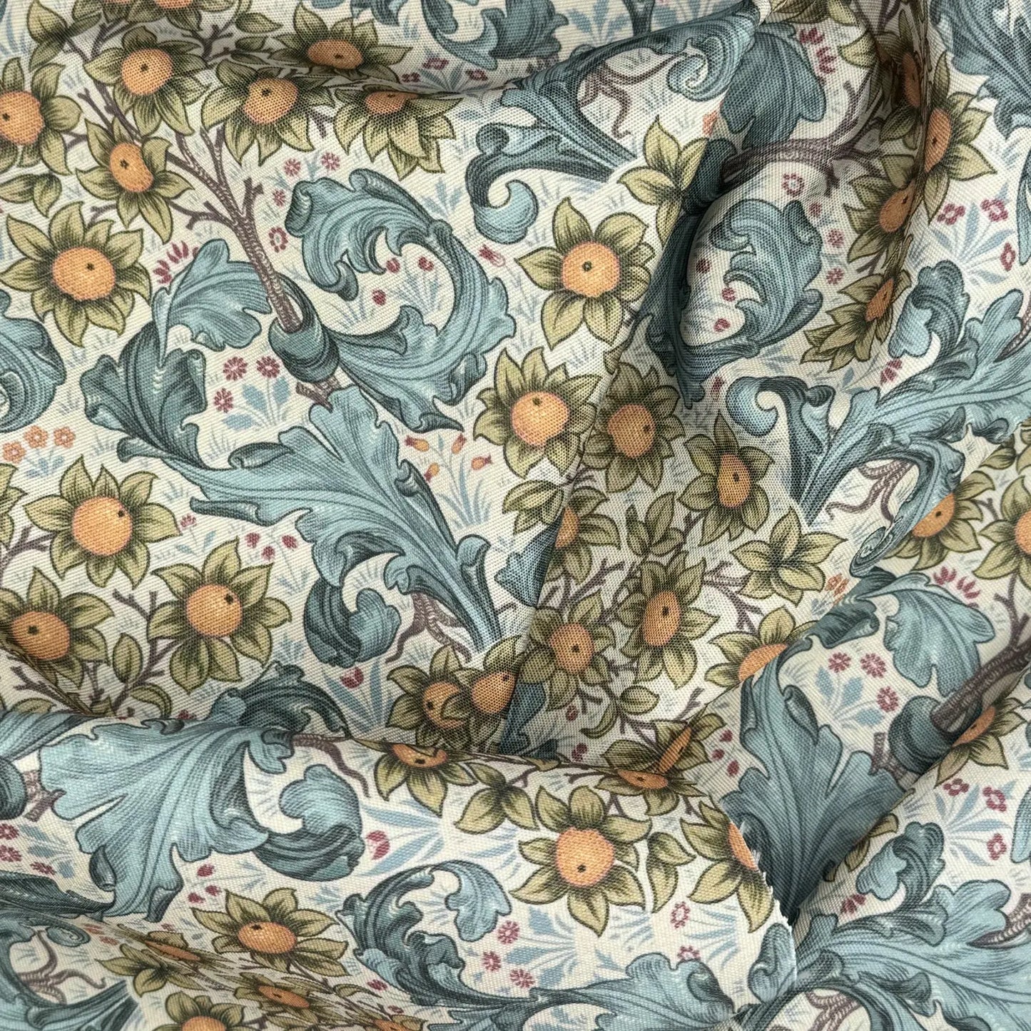 William Morris Water Repellent Outdoor Fabric | 59" (150cm) Wide 270gsm UV Resistant PU Coated – Sold by the Meter