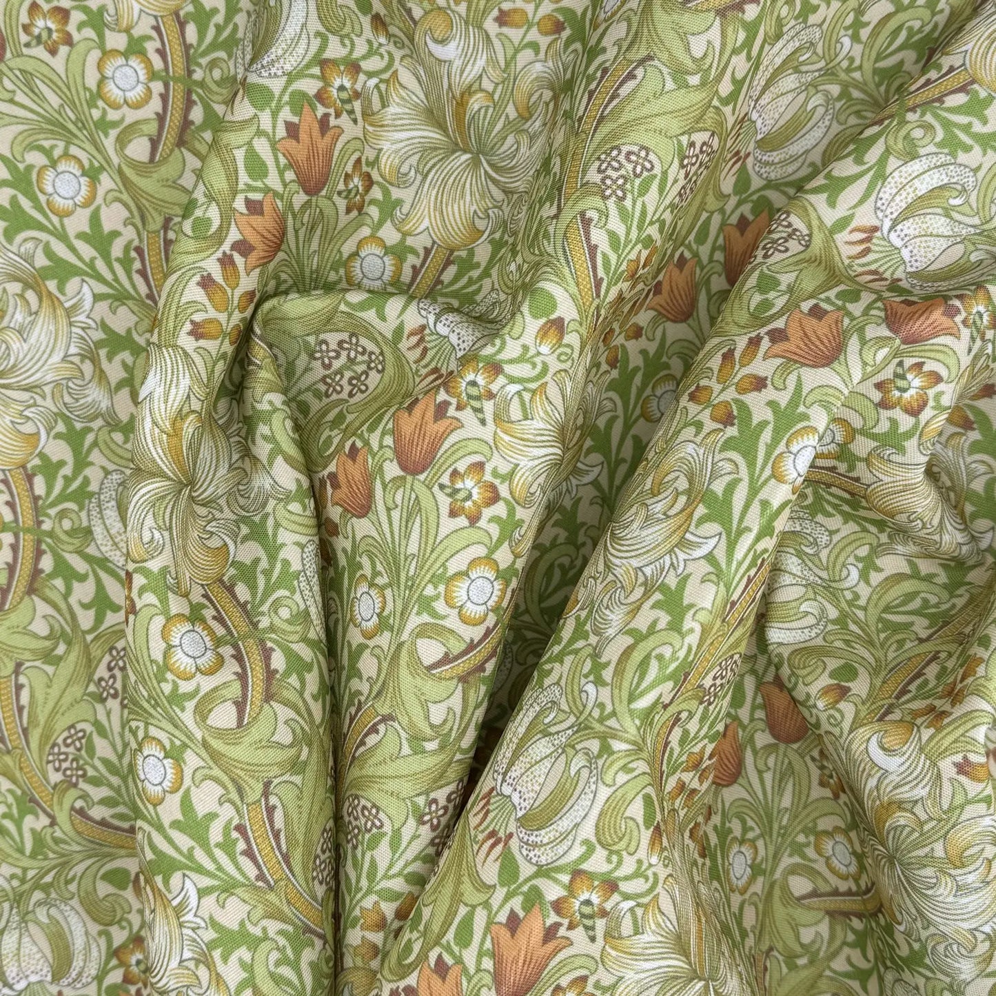 William Morris Water Repellent Outdoor Fabric | 59" (150cm) Wide 270gsm UV Resistant PU Coated – Sold by the Meter
