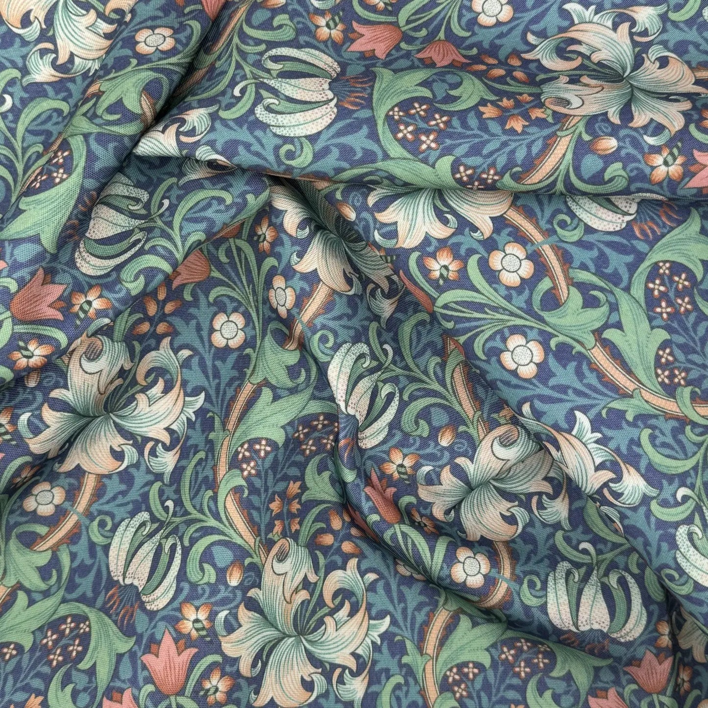 William Morris Water Repellent Outdoor Fabric | 59" (150cm) Wide 270gsm UV Resistant PU Coated – Sold by the Meter