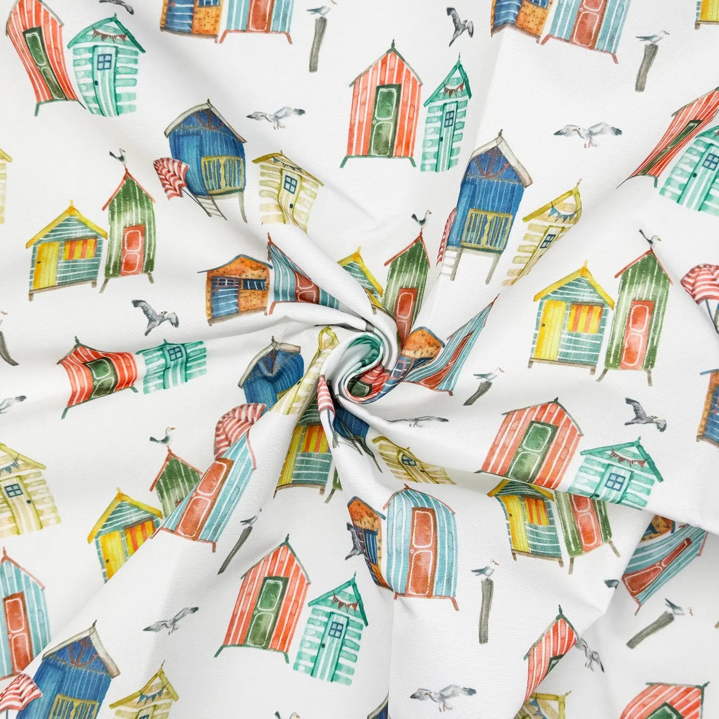 Nautical Water Repellent Outdoor Fabric | Heavyweight UV Resistant PU Coated Polyester 59" (150cm) Wide Upholstery & Garden Fabric – Sold by the Meter