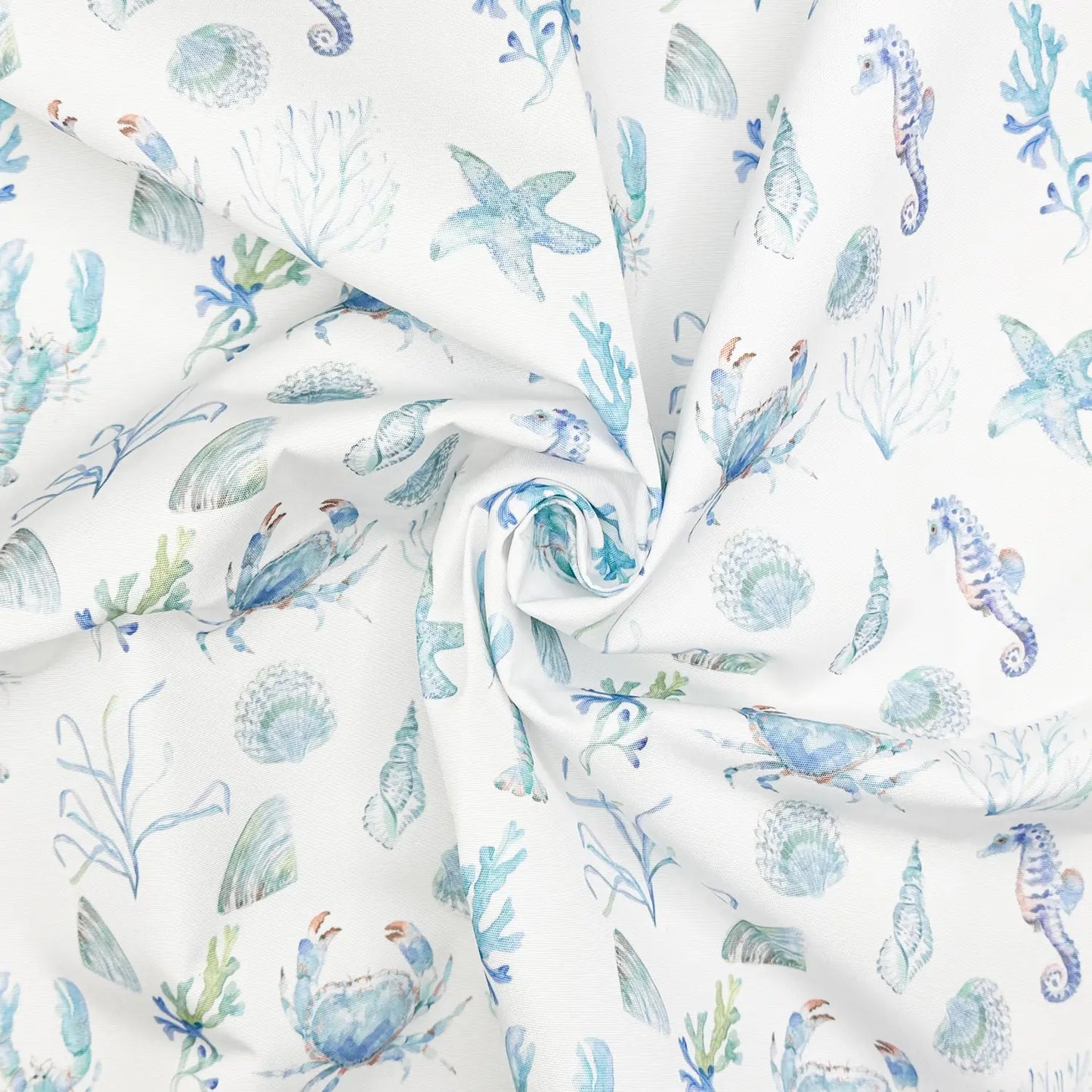 Nautical Water Repellent Outdoor Fabric | Heavyweight UV Resistant PU Coated Polyester 59" (150cm) Wide Upholstery & Garden Fabric – Sold by the Meter
