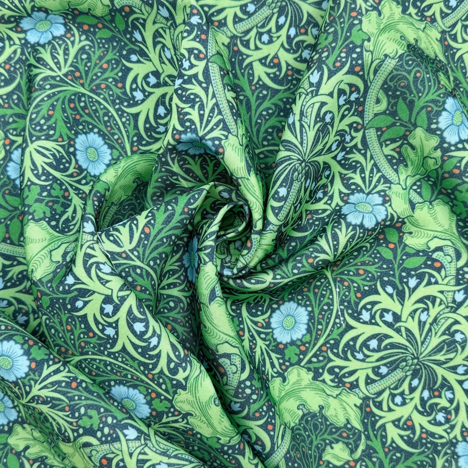 Floral Outdoor Upholstery Fabric | Water Repellent UV Resistant PU Coated Polyester 59" (150cm) Wide – Sold by the Meter