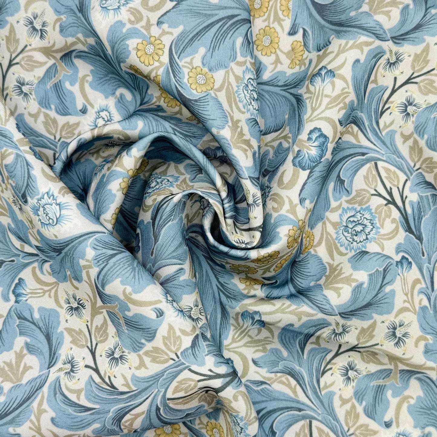 Floral Outdoor Upholstery Fabric | Water Repellent UV Resistant PU Coated Polyester 59" (150cm) Wide – Sold by the Meter
