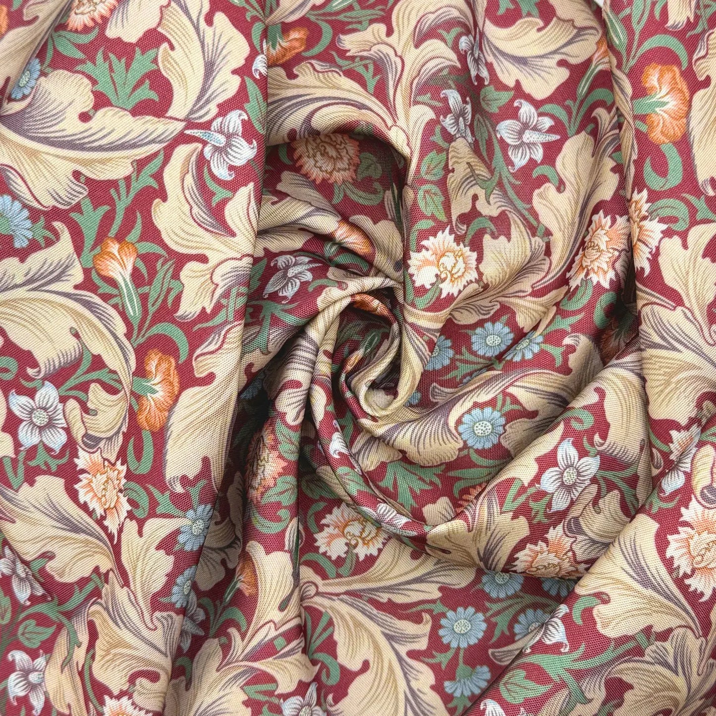 Floral Outdoor Upholstery Fabric | Water Repellent UV Resistant PU Coated Polyester 59" (150cm) Wide – Sold by the Meter