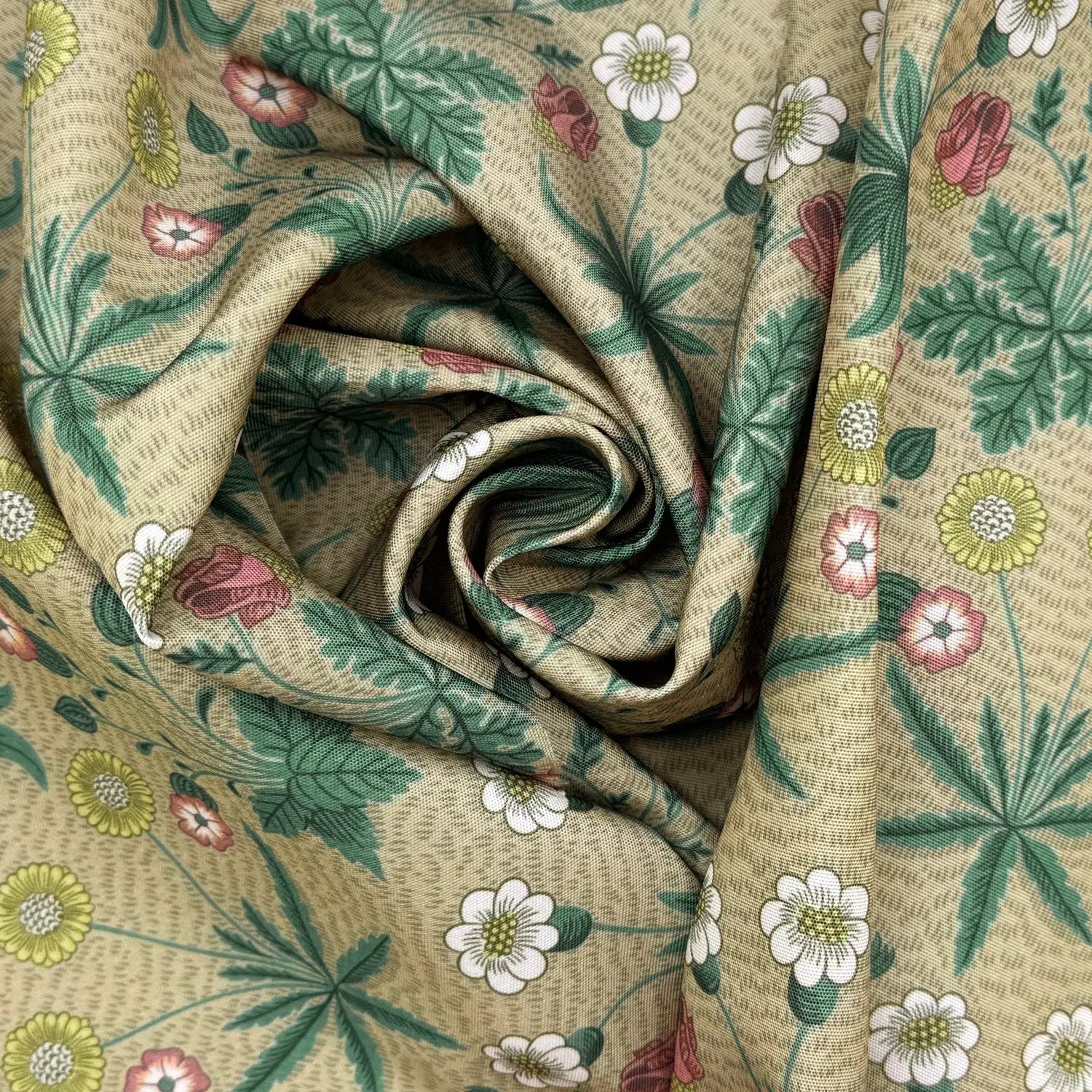 Floral Outdoor Upholstery Fabric | Water Repellent UV Resistant PU Coated Polyester 59" (150cm) Wide – Sold by the Meter