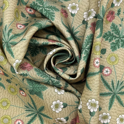 Floral Outdoor Upholstery Fabric | Water Repellent UV Resistant PU Coated Polyester 59" (150cm) Wide – Sold by the Meter