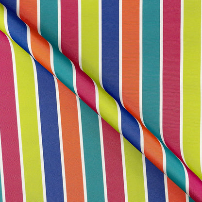 Striped Outdoor Waterproof Fabric | Water Repellent UV Resistant PU Coated 59" (150cm) Wide 270gsm – Sold by the Meter