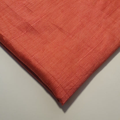 Plain Slub Faux Dupion Raw Silk Fabric – 100% Polyester – 44" Wide Upholstery, Bridal & Craft Material by the Metre