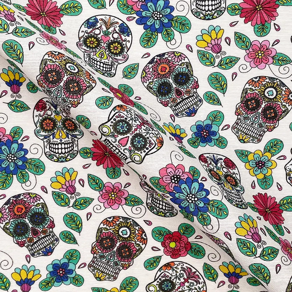 Cotton Rich Popart Panama Canvas Fabric | Digitally Printed Craft & Home Fabric 55
