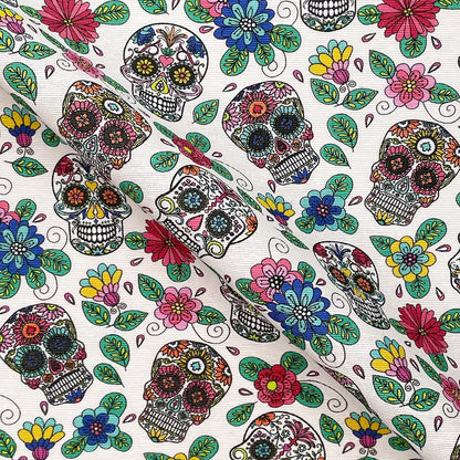 Cotton Rich Popart Panama Canvas Fabric | Digitally Printed Craft & Home Fabric 55" (140cm) Wide – Sold by the Meter