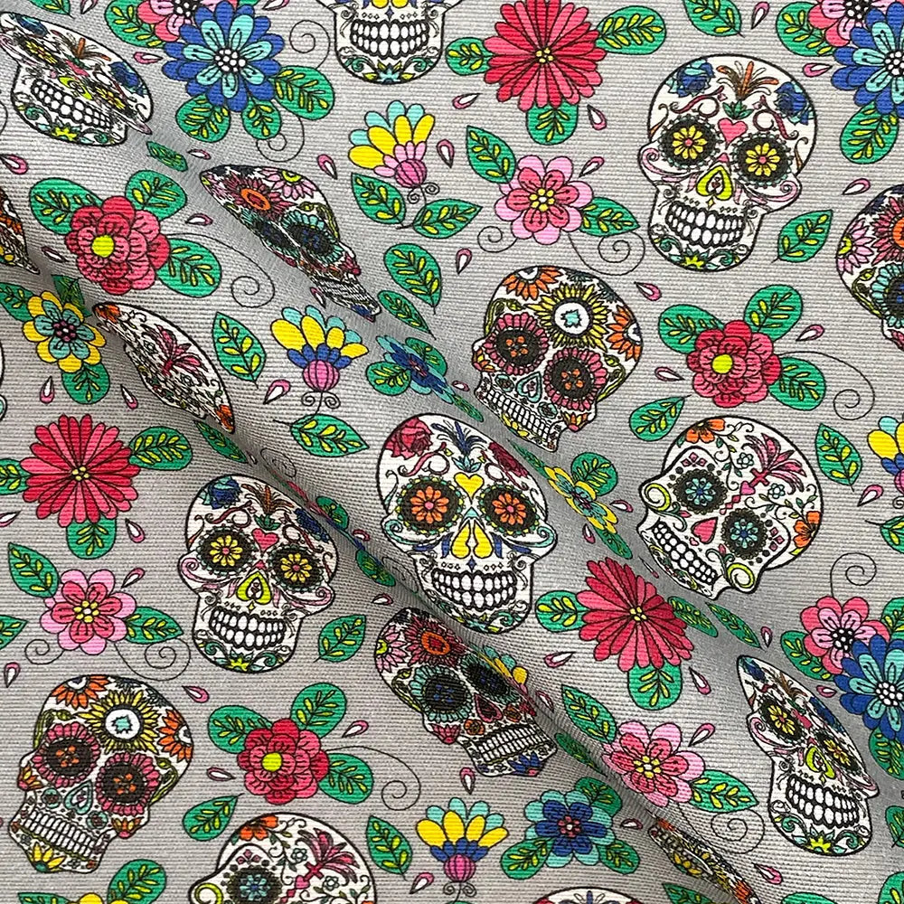 Cotton Rich Popart Panama Canvas Fabric | Digitally Printed Craft & Home Fabric 55