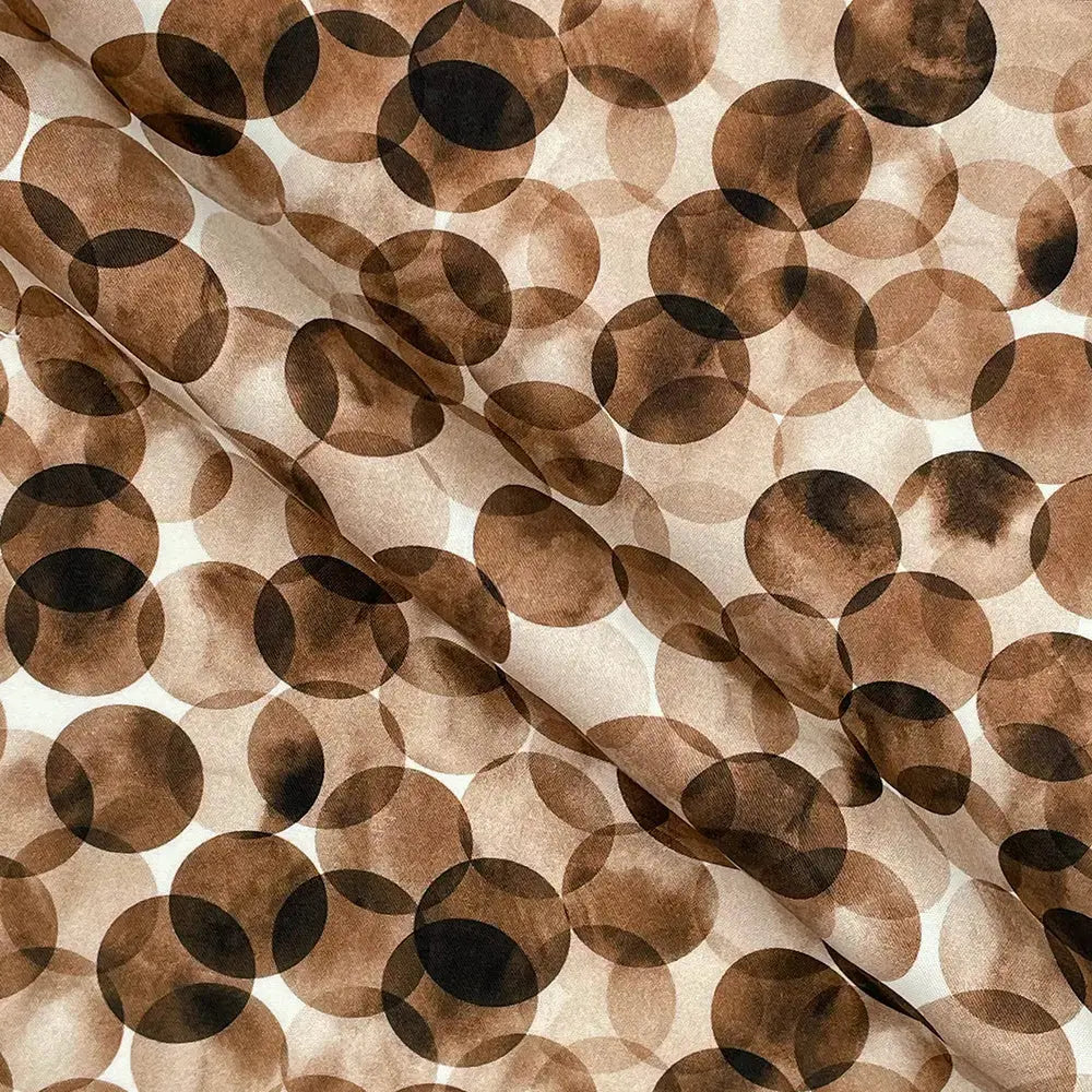 Bokeh Dot Digital Printed 100% Cotton Poplin Fabric | Lightweight OEKO-TEX® Standard 100 125gsm 45
