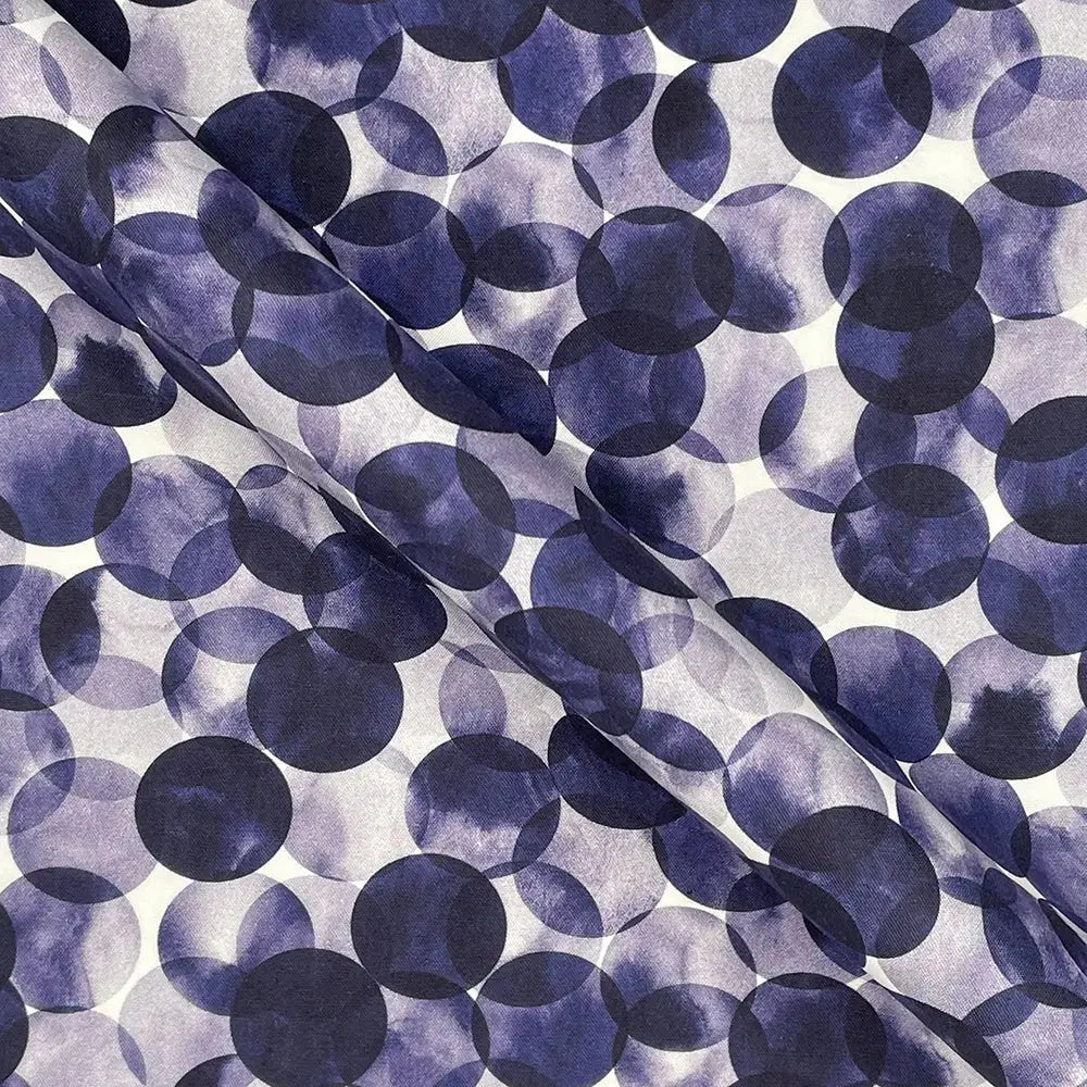 Bokeh Dot Digital Printed 100% Cotton Poplin Fabric | Lightweight OEKO-TEX® Standard 100 125gsm 45
