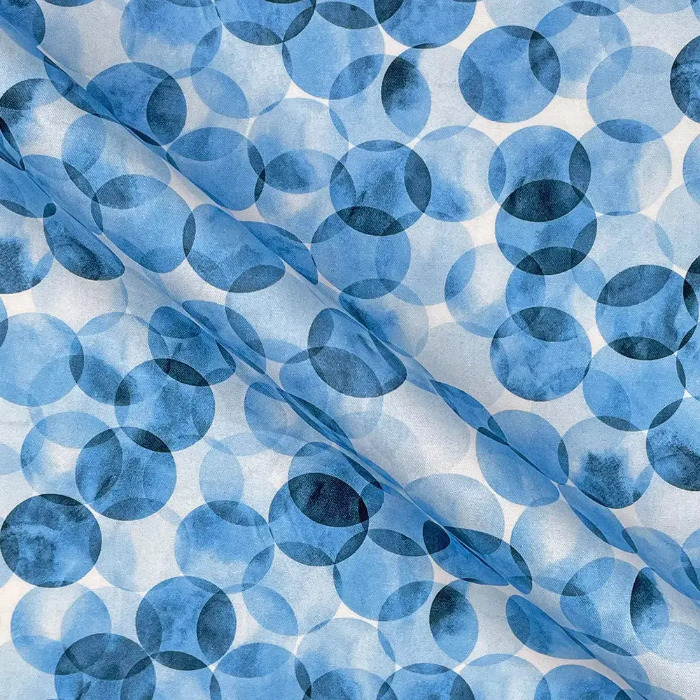 Bokeh Dot Digital Printed 100% Cotton Poplin Fabric | Lightweight OEKO-TEX® Standard 100 125gsm 45