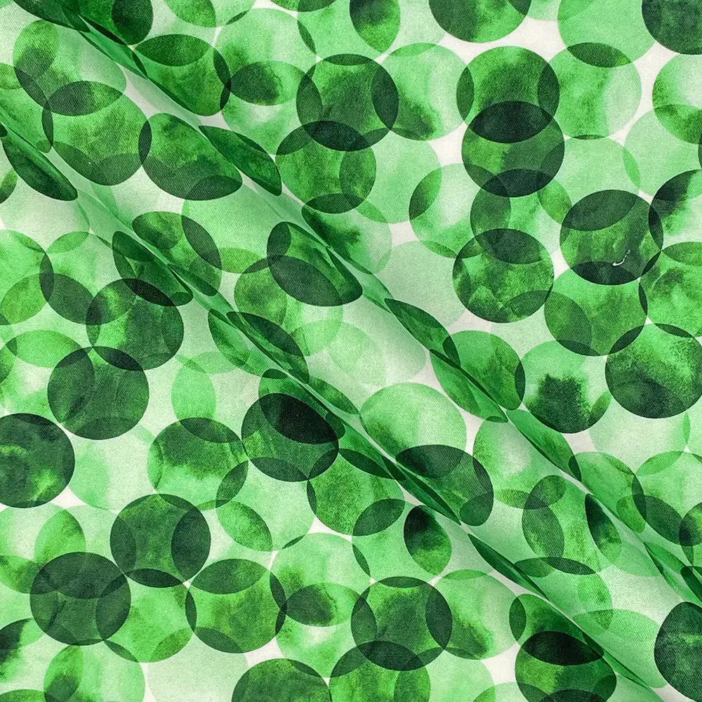 Bokeh Dot Digital Printed 100% Cotton Poplin Fabric | Lightweight OEKO-TEX® Standard 100 125gsm 45