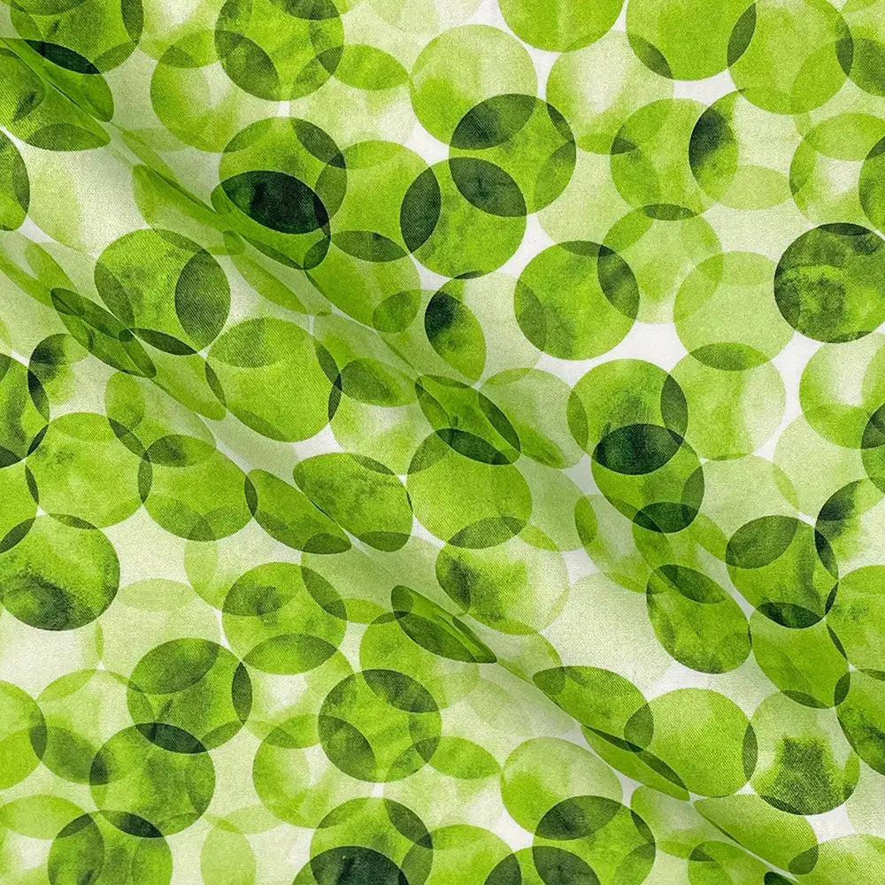 Bokeh Dot Digital Printed 100% Cotton Poplin Fabric | Lightweight OEKO-TEX® Standard 100 125gsm 45