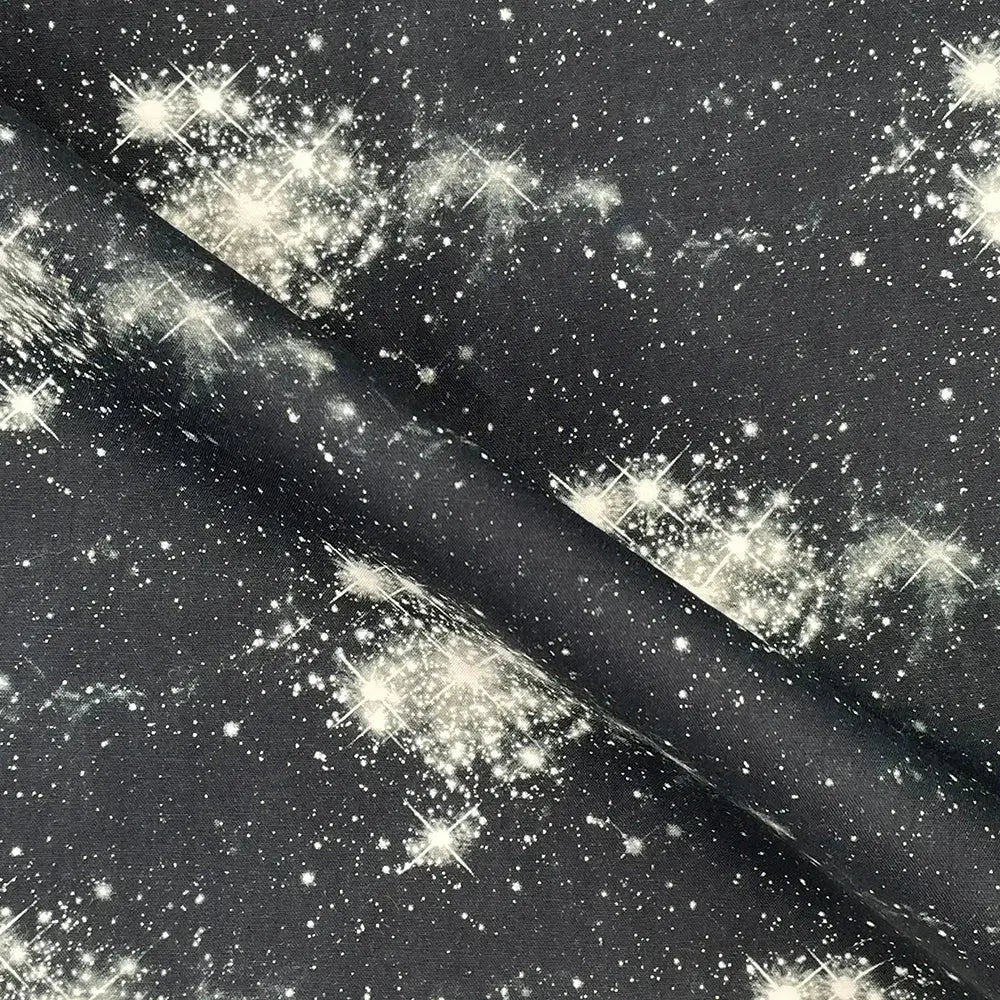 Galaxy Digital Printed 100% Cotton Poplin Fabric | Lightweight OEKO-TEX® Standard 100 125gsm 45" (115cm) Wide – Sold by the Meter