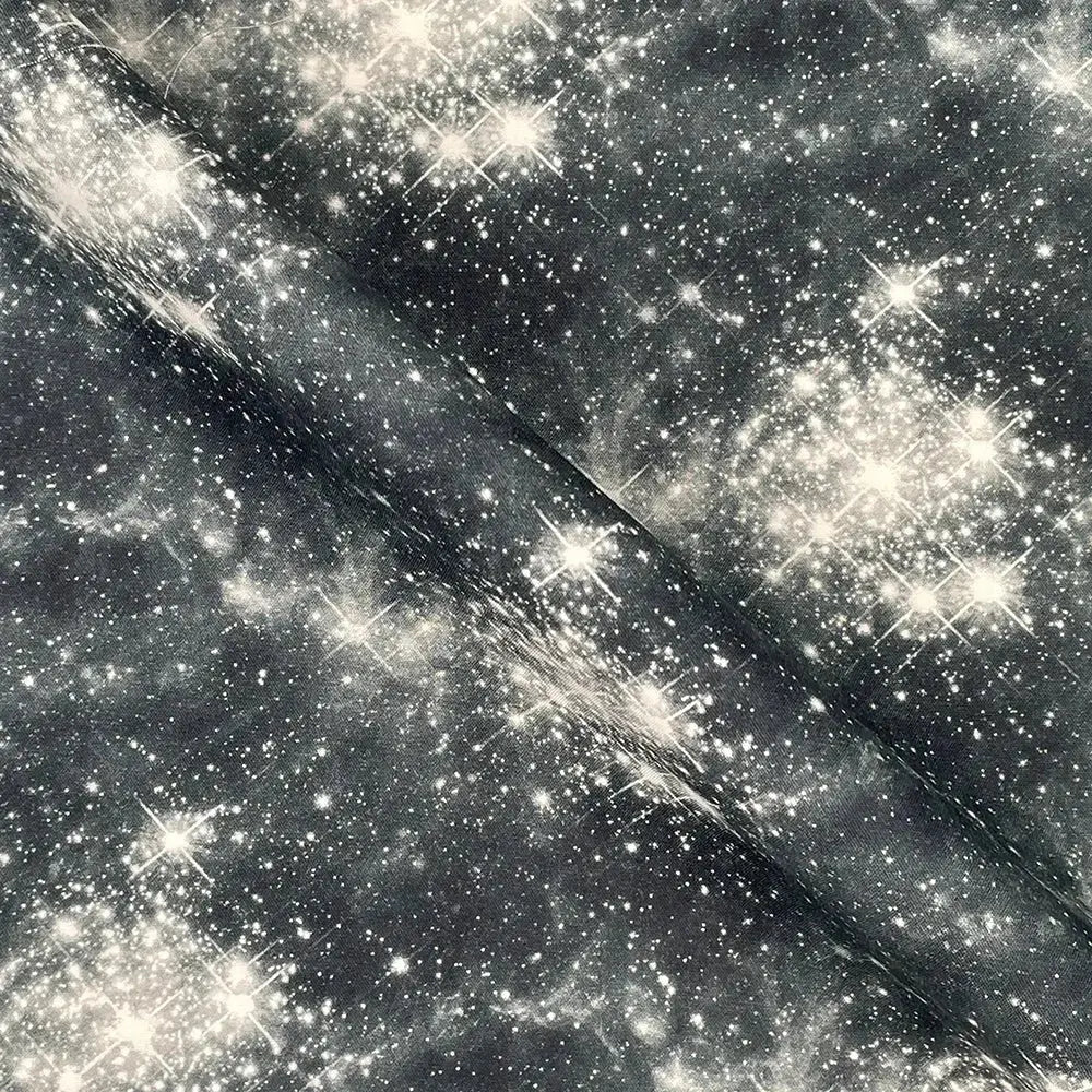 Galaxy Digital Printed 100% Cotton Poplin Fabric | Lightweight OEKO-TEX® Standard 100 125gsm 45" (115cm) Wide – Sold by the Meter