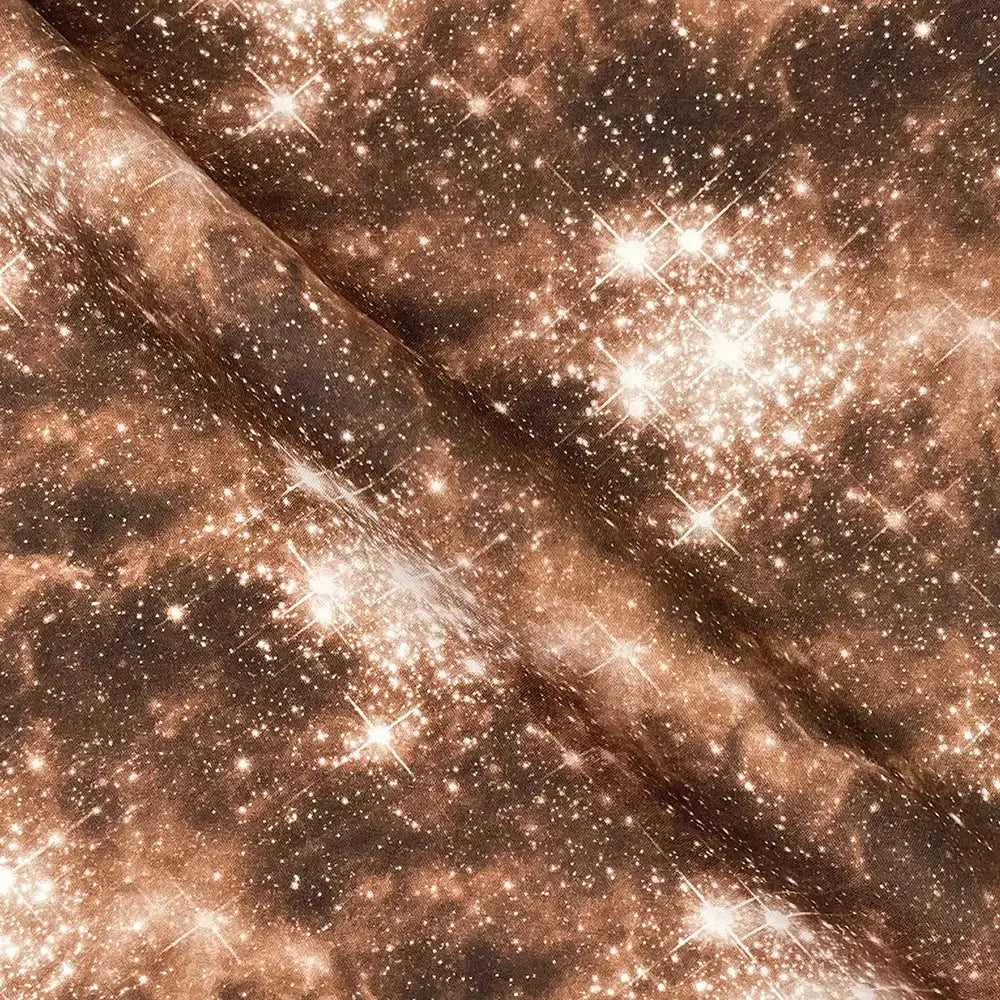 Galaxy Digital Printed 100% Cotton Poplin Fabric | Lightweight OEKO-TEX® Standard 100 125gsm 45