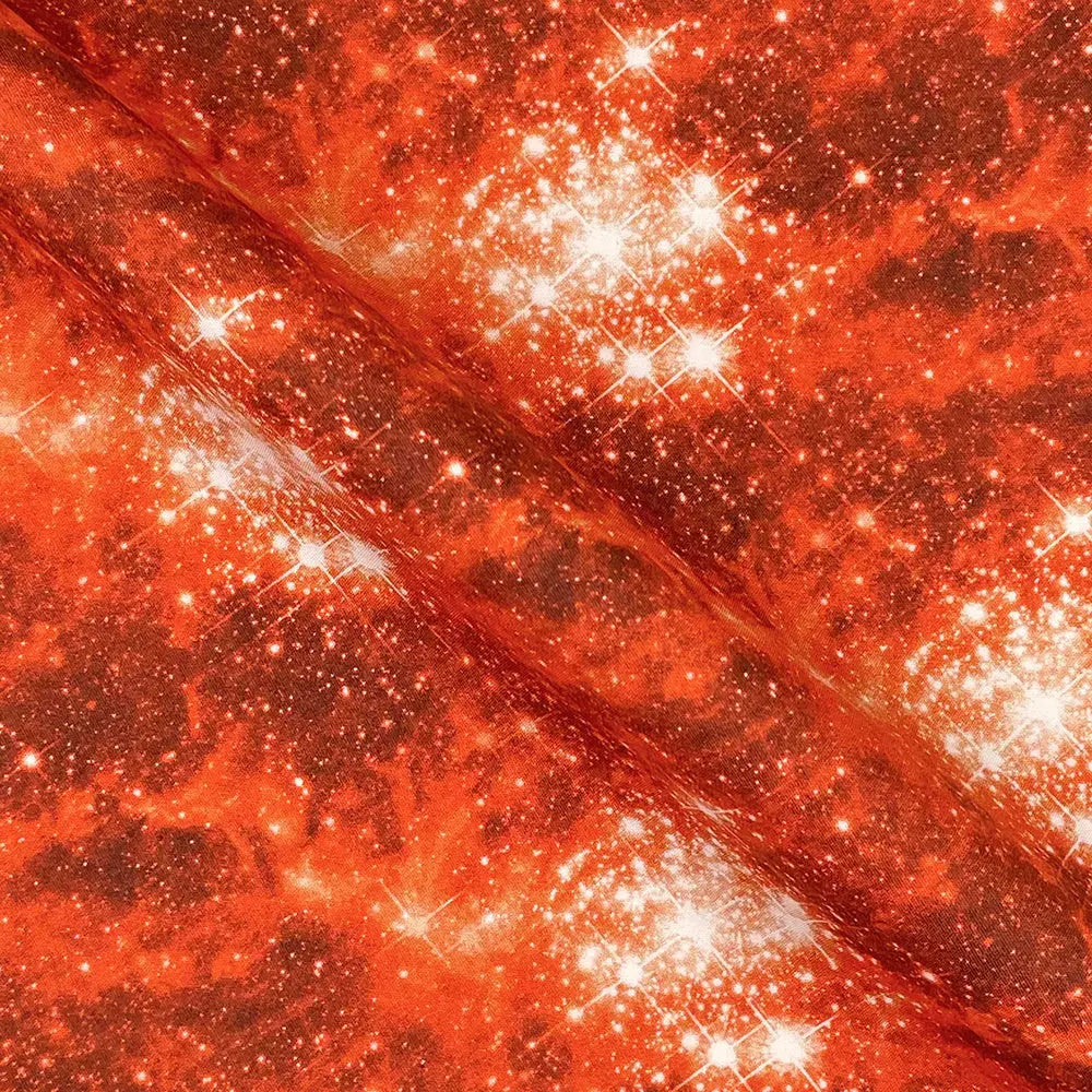 Galaxy Digital Printed 100% Cotton Poplin Fabric | Lightweight OEKO-TEX® Standard 100 125gsm 45