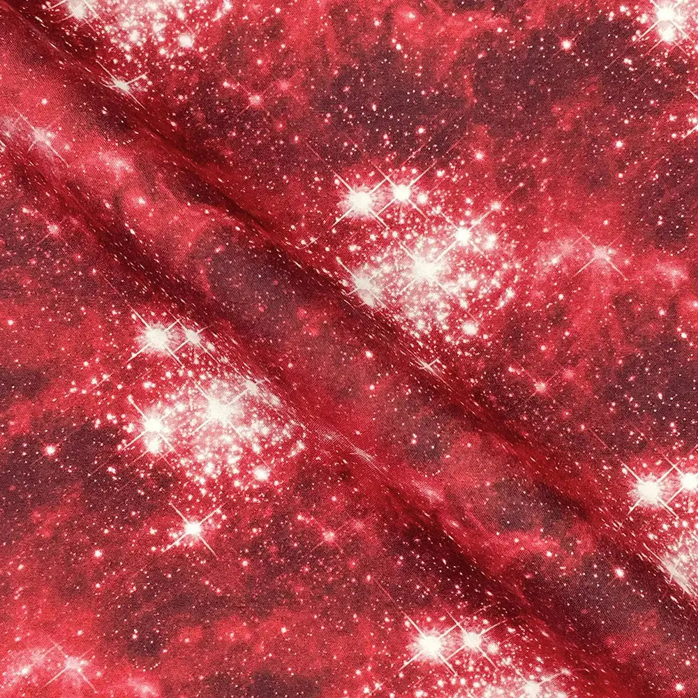 Galaxy Digital Printed 100% Cotton Poplin Fabric | Lightweight OEKO-TEX® Standard 100 125gsm 45