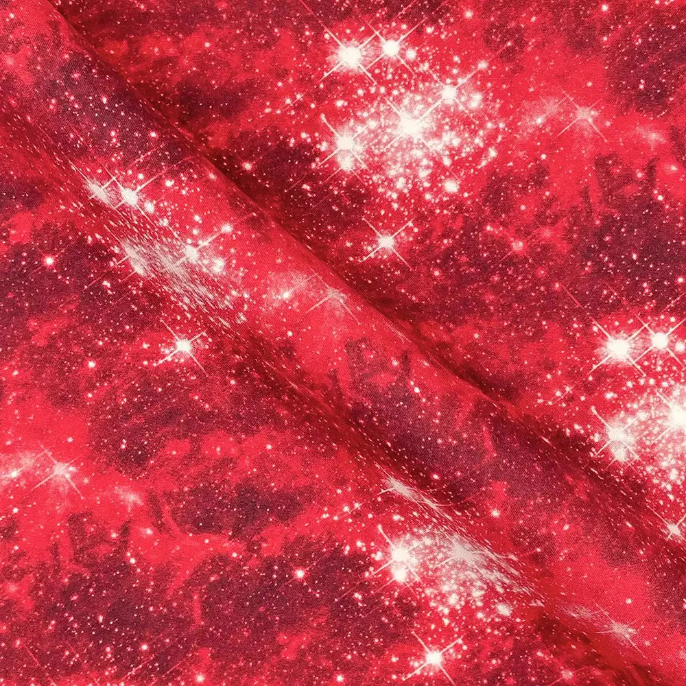 Galaxy Digital Printed 100% Cotton Poplin Fabric | Lightweight OEKO-TEX® Standard 100 125gsm 45