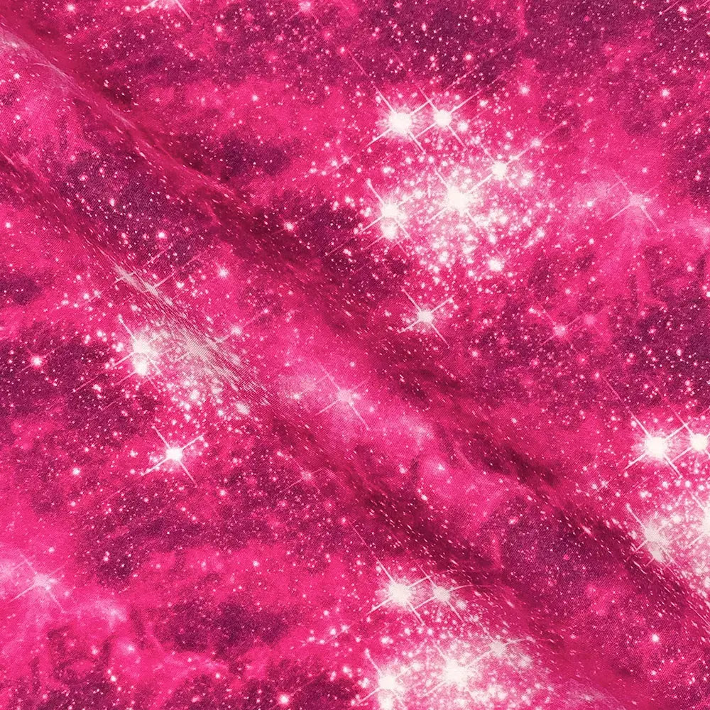 Galaxy Digital Printed 100% Cotton Poplin Fabric | Lightweight OEKO-TEX® Standard 100 125gsm 45